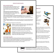 Adolescent pocket card